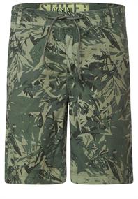 Relaxed Fit Print Shorts oregano green