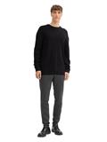 Relaxed Fit Pullover aus Baumwolle black multicolor neps