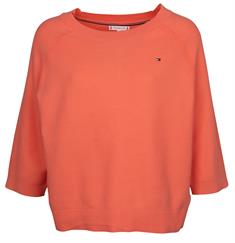 Relaxed Fit Pullover mit U-Boot-Ausschnitt coral blossom