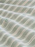 Relaxed Fit Resort Hemd mit Leinenanteil sea spray green stripe