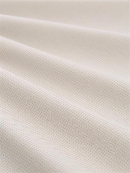 Relaxed Fit Resort Poloshirt mit Waffelstruktur clouds grey
