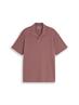 Relaxed Fit Resort Poloshirt mit Waffelstruktur rose taupe