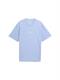 Relaxed Fit T-Shirt aus Baumwolle brunnera blue