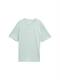 Relaxed Fit T-Shirt aus Baumwolle sea foam