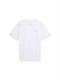 Relaxed Fit T-Shirt mit Rücken-Print white