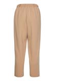 RELAXED GROSSGRAIN LONG PANT crepe