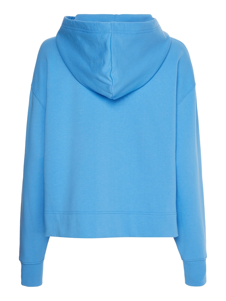 Tommy Hilfiger Damen Sweatshirt RELAXED HILFIGER SCRIPT HOODIE hydrangea blue bequem online kaufen bei Tara M