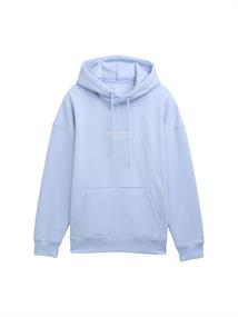 Relaxed Hoodie mit Logo-Print brunnera blue