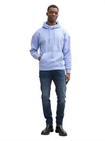 Relaxed Hoodie mit Logo-Print brunnera blue