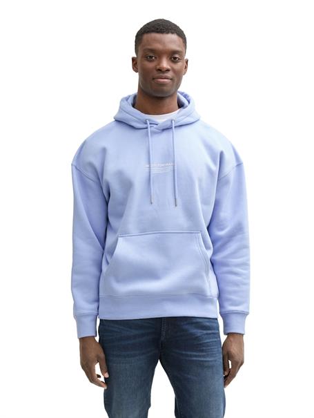 Relaxed Hoodie mit Logo-Print brunnera blue