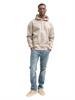 Relaxed Hoodie mit Logo-Print light dove grey
