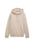 Relaxed Hoodie mit Logo-Print light dove grey