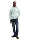 Relaxed Hoodie mit Logo-Print sea foam