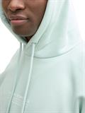 Relaxed Hoodie mit Logo-Print sea foam