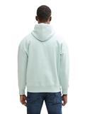 Relaxed Hoodie mit Logo-Print sea foam