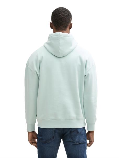 Relaxed Hoodie mit Logo-Print sea foam