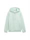 Relaxed Hoodie mit Logo-Print sea foam