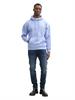 Relaxed Hoodie Sweatshirt mit Logo-Print brunnera blue