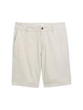 Relaxed Shorts mit Leinenanteil beige abbey stone chambray