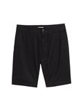 Relaxed Shorts mit Leinenanteil black