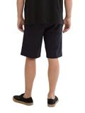 Relaxed Shorts mit Leinenanteil black