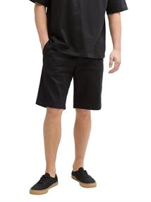 Relaxed Shorts mit Leinenanteil black