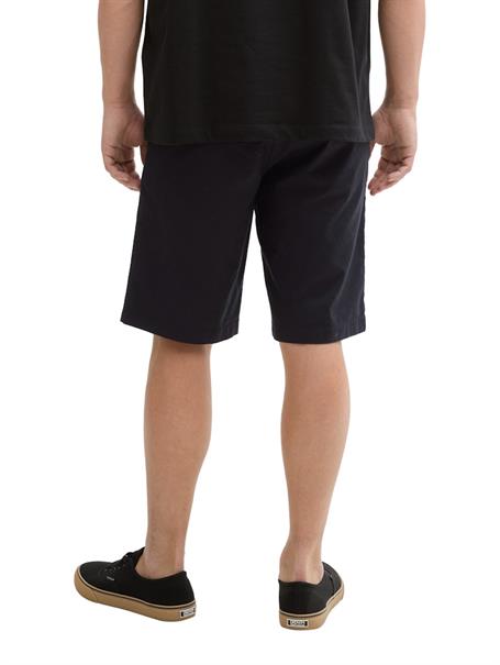 Relaxed Shorts mit Leinenanteil black