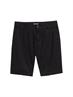 Relaxed Shorts mit Leinenanteil black