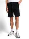 Relaxed Shorts mit Waffelstruktur black