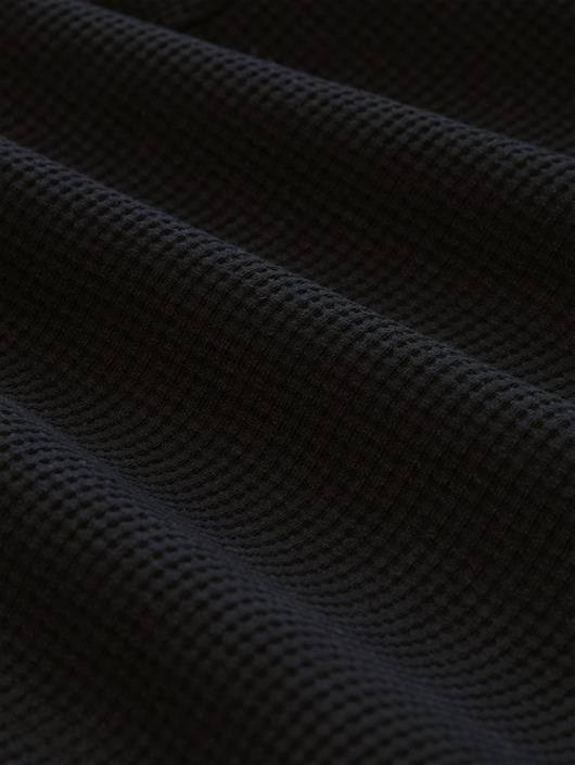 relaxed-shorts-mit-waffelstruktur-black