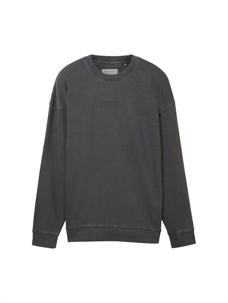 Relaxed Sweatshirt washed black