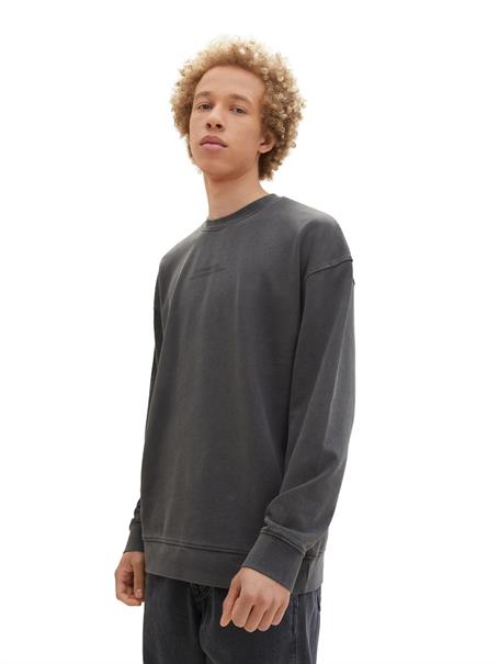 Relaxed Sweatshirt washed black