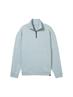 Relaxed Troyer Sweatshirt light grey mint