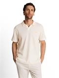 Resort Poloshirt im Used-Look gardenia white