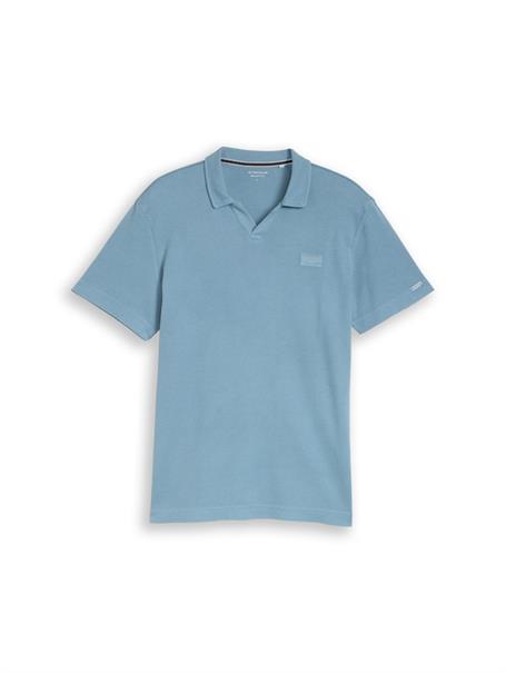 Resort Poloshirt im Used-Look mountain spring blue