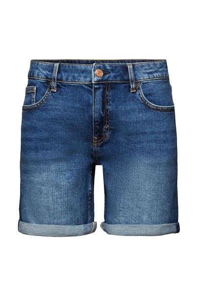 Retro-Jeansshorts mit mittlerer Bundhöhe blue medium washed