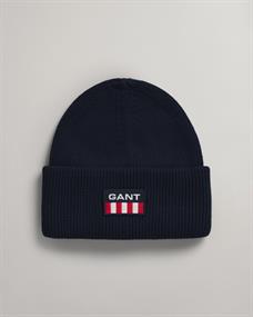 Retro Shield Beanie evening blue