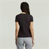 Rib cap sleeve wmn dk black