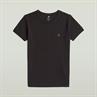 Rib cap sleeve wmn dk black