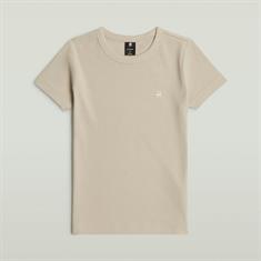 Rib cap sleeve wmn dk brick