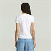 Rib cap sleeve wmn white