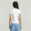 Rib cap sleeve wmn white