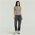 Rib cap sleeve wmn wild dove