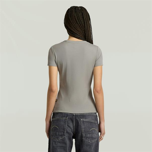Rib cap sleeve wmn wild dove