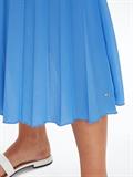 RIB TANK PLEATED DRESS MIDI NS blue spell