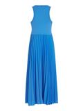 RIB TANK PLEATED DRESS MIDI NS blue spell