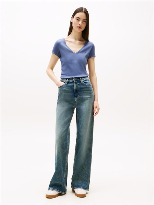 ribbed-low-v-neck-slim-t-shirt-blue-moment