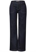 Rinsed Wide Leg Jeans rinsed wash