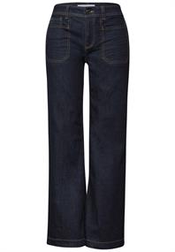 Rinsed Wide Leg Jeans rinsed wash