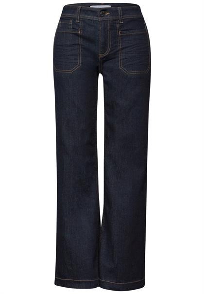 Rinsed Wide Leg Jeans rinsed wash